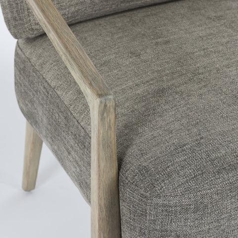 Classic Home Felipe Accent Chair Charcoal Gray Model 53004553