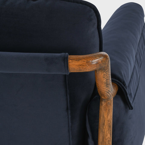 Classic Home Milburn Accent Chair Midnight Blue Model 53004625