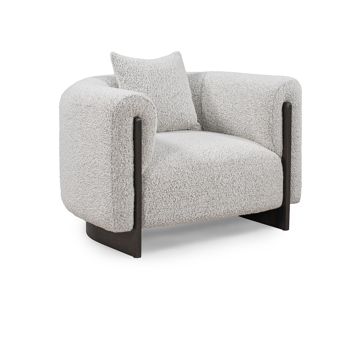 Classic Home Sierra Accent Chair Gray Boucle Model 53004702