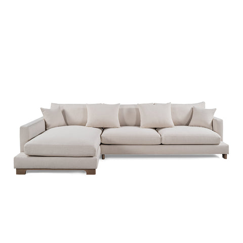 Classic Home Brea Sectional With Laf Chaise Beige Model 53004707