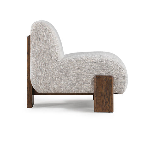 Classic Home Chelsea Accent Chair Ivory Boucle Model 53004710