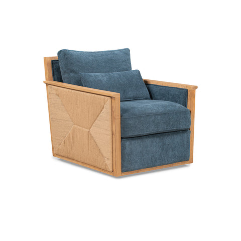 Classic Home Norman Swivel Accent Chair Teal Model 53004720