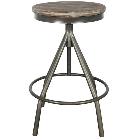 Classic Home Porter Round Counter Stool Misty Mocha Model 53005152