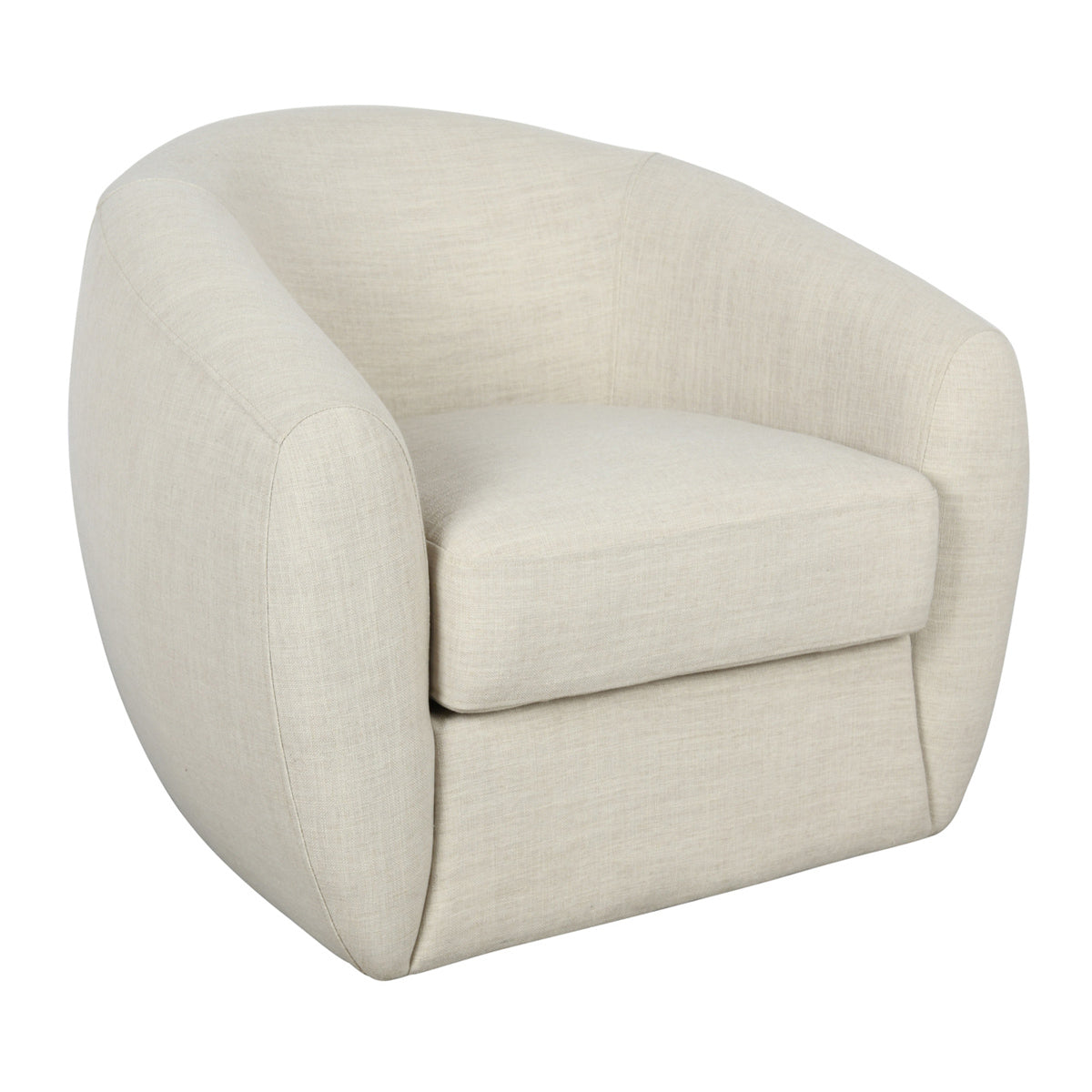 Classic Home Dominic Swivel Accent Chair Ivory Model 53005168