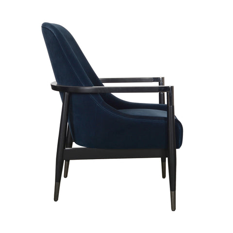 Classic Home Austin Accent Chair Midnight Blue Model 53005275