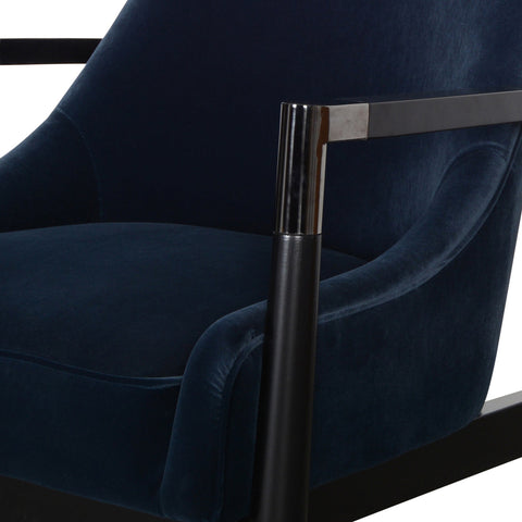 Classic Home Austin Accent Chair Midnight Blue Model 53005275