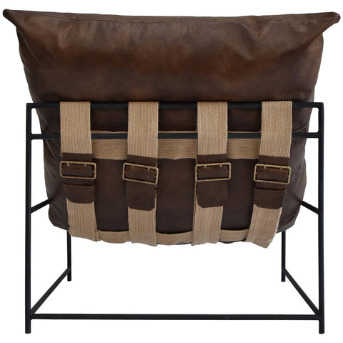 Classic Home Palermo Accent Chair Mx Chestnut Model 53007527