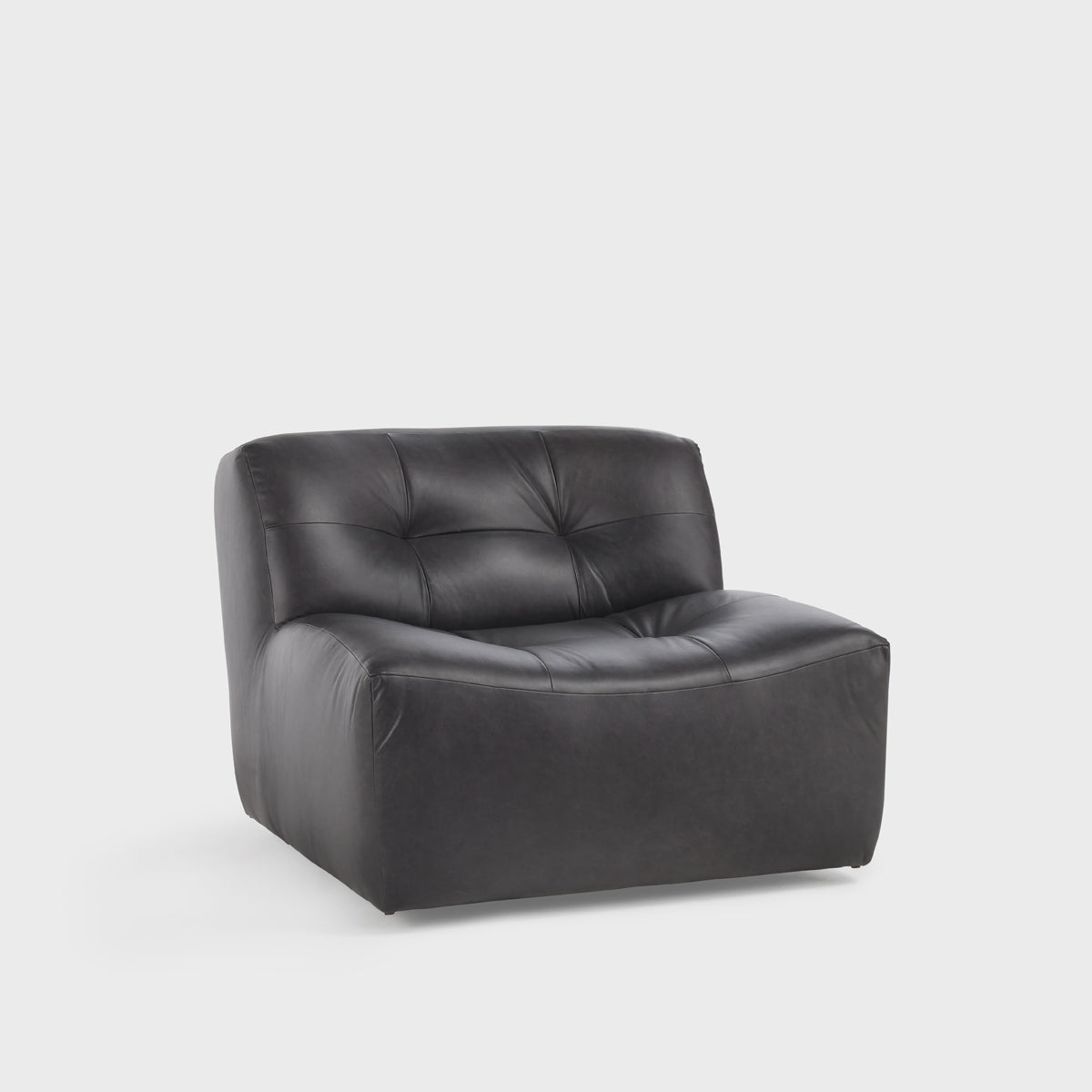 Classic Home Gabriel Swivel Accent Chair Mx Black Leather Model 53007560