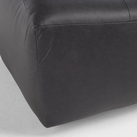 Classic Home Gabriel Swivel Accent Chair Mx Black Leather Model 53007560