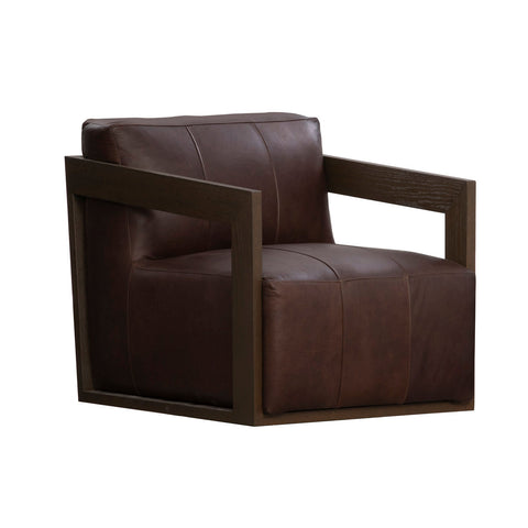 Classic Home Joseph Swivel Accent Chair Mx Brown Model 53007573