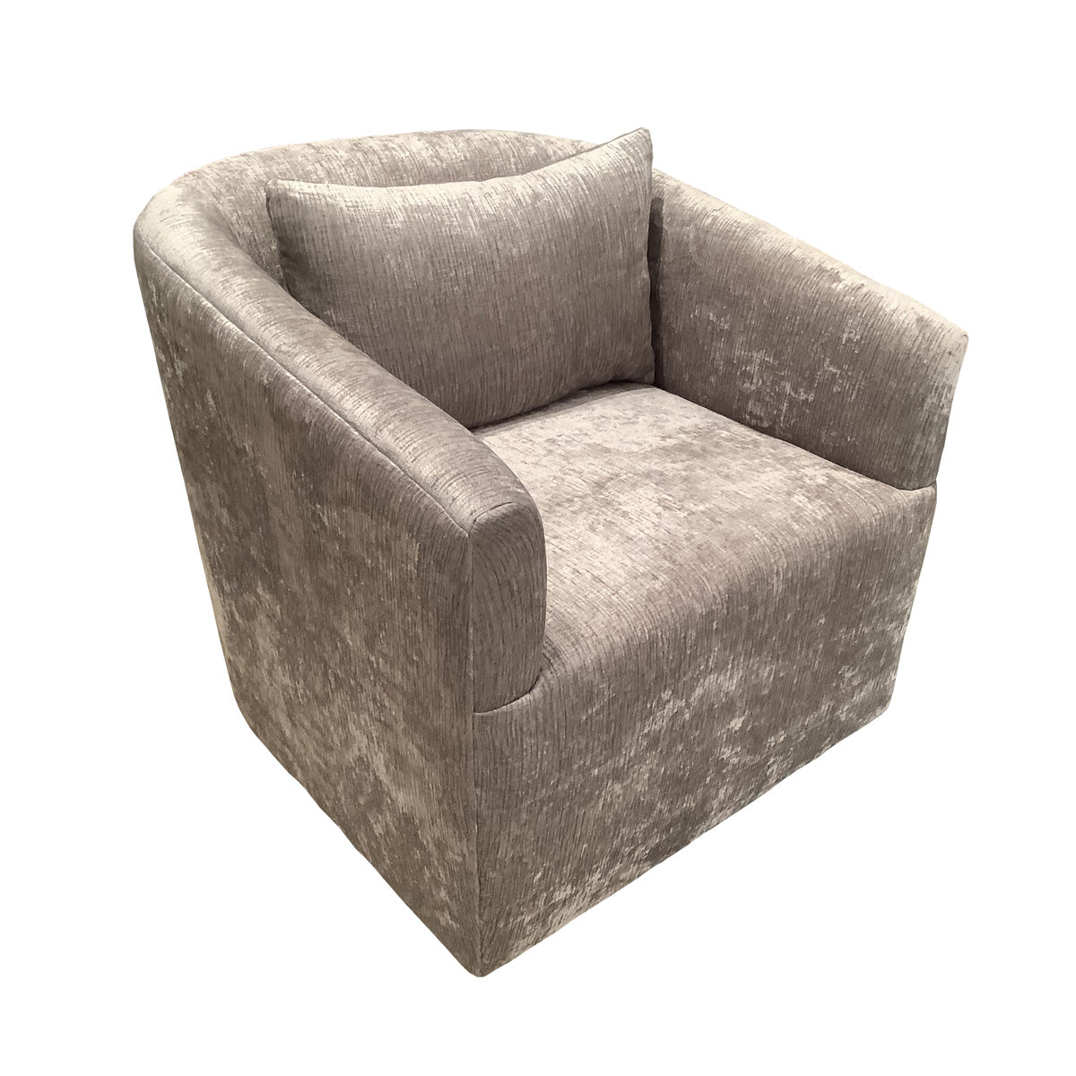 Classic Home Marina Swivel Accent Chair Mx Silver Model 53007577