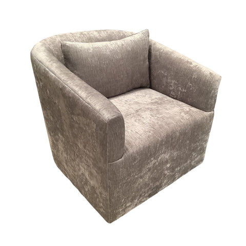 Classic Home Marina Swivel Accent Chair Mx Silver Model 53007577