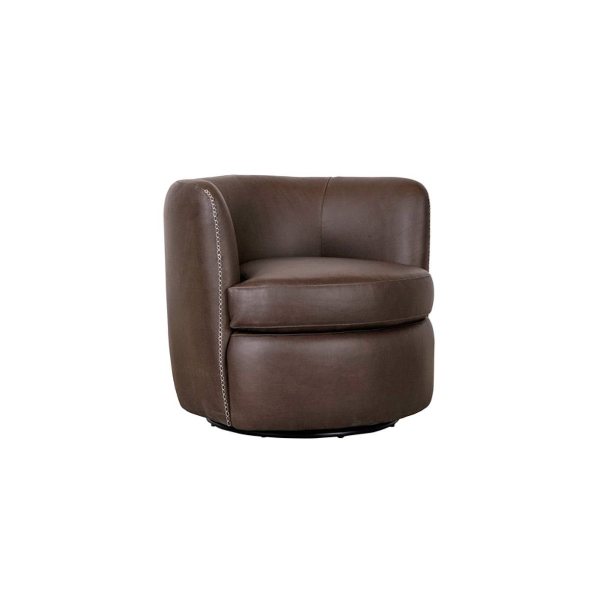 Classic Home Bronson Swivel Accent Chair Mx Tobacco Model 53007583