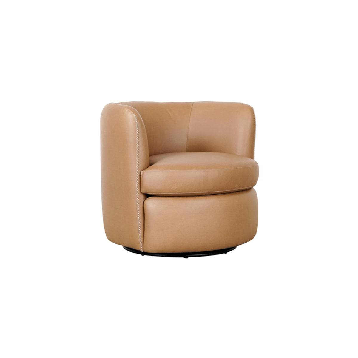 Classic Home Bronson Swivel Accent Chair Mx Saddle Model 53007585