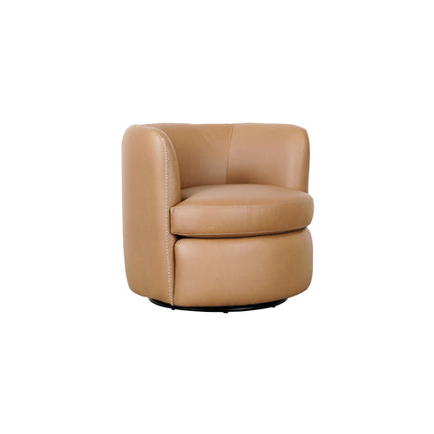 Classic Home Bronson Swivel Accent Chair Mx Saddle Model 53007585