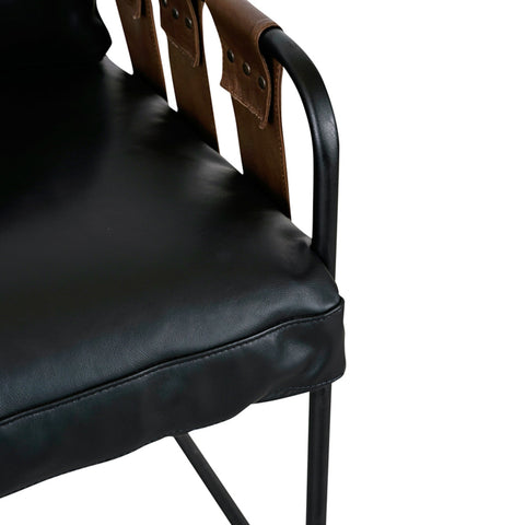 Classic Home Toluca Accent Chair Black Mx Black Model 53007592