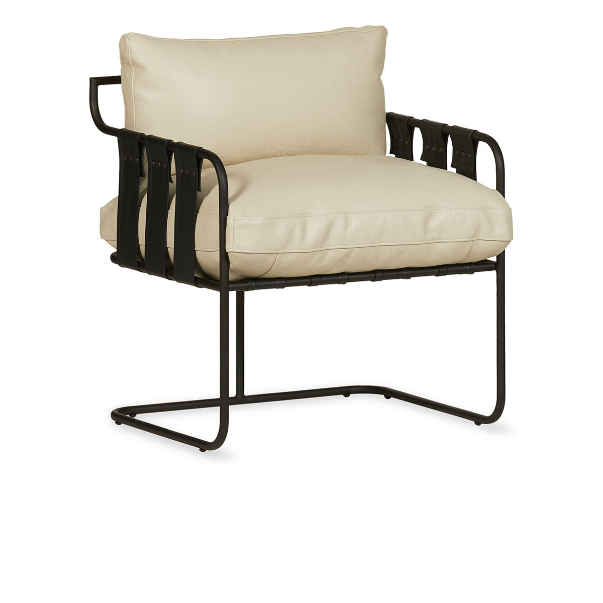 Classic Home Toluca Accent Chair Black Mx Cream Model 53007645