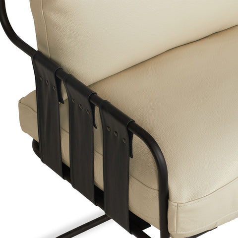 Classic Home Toluca Accent Chair Black Mx Cream Model 53007645