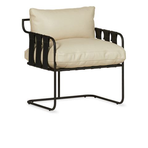 Classic Home Toluca Accent Chair Black Mx Cream Model 53007645