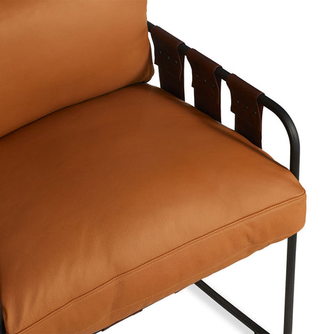 Classic Home Toluca Accent Chair Black Mx Tobacco Model 53007646