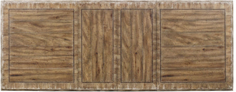 Hooker Furniture Casual Dining Chatelet Rectangle Leg Dining Table with Two 18'' Leaves