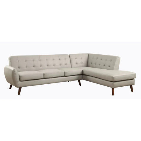 Essick II Gray PU Sectional Sofa Model 53045 By ACME Furniture