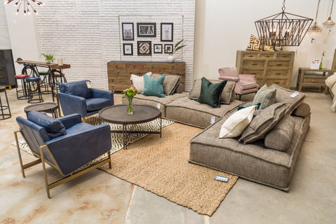 Classic Home Element Square Lounge Chair Gray Model 53051133