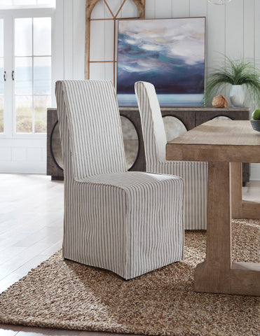 Classic Home Arianna Upholstered Dining Chair Striped Model 53051212