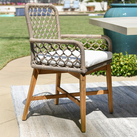 Classic Home Paulo Outdoor Dining Chair Gray Model 53051373
