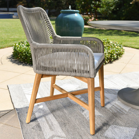 Classic Home Marley Outdoor Dining Chair Gray Model 53051375