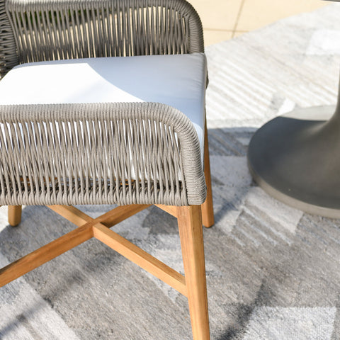 Classic Home Marley Outdoor Dining Chair Gray Model 53051375