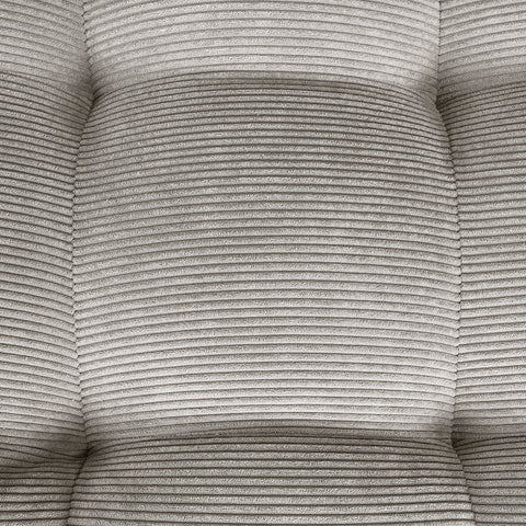 Classic Home Element Square Lounge Chair Gray Corduroy Model 53051437