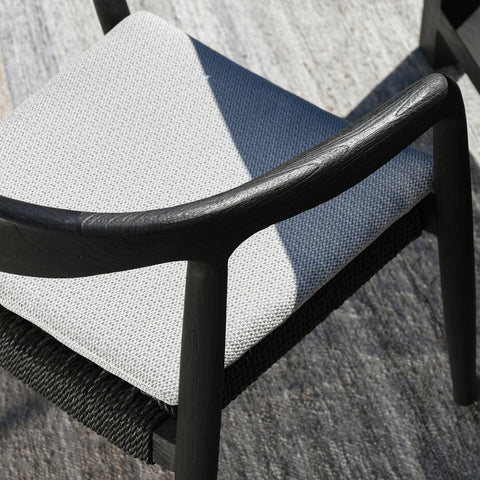 Classic Home Aria Outdoor Dining Chair Black Model 53051447