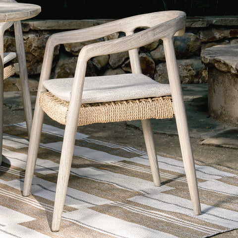 Classic Home Aria Outdoor Dining Chair Gray Model 53051448