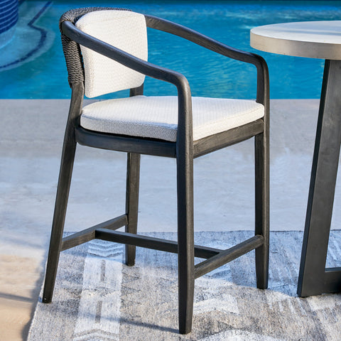 Classic Home Dawn Outdoor Counter Stool Black Model 53051449