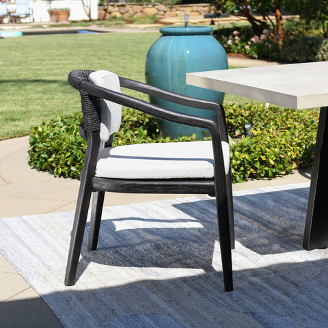 Classic Home Dawn Outdoor Dining Chair Black Model 53051451