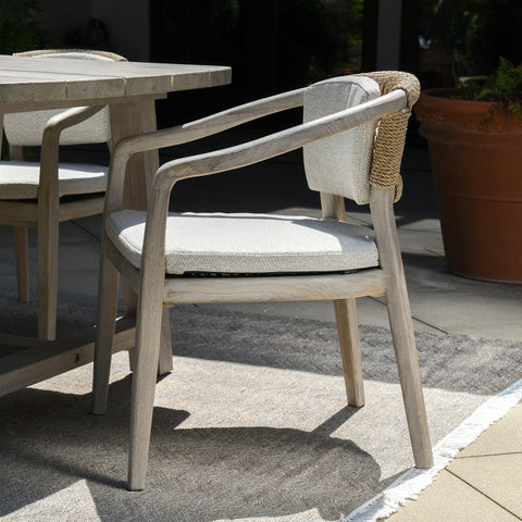 Classic Home Dawn Outdoor Dining Chair Gray Model 53051452