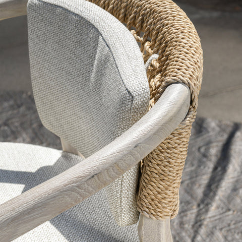 Classic Home Dawn Outdoor Dining Chair Gray Model 53051452