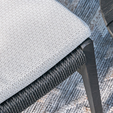 Classic Home Agnes Outdoor Accent Chair Black Model 53051453