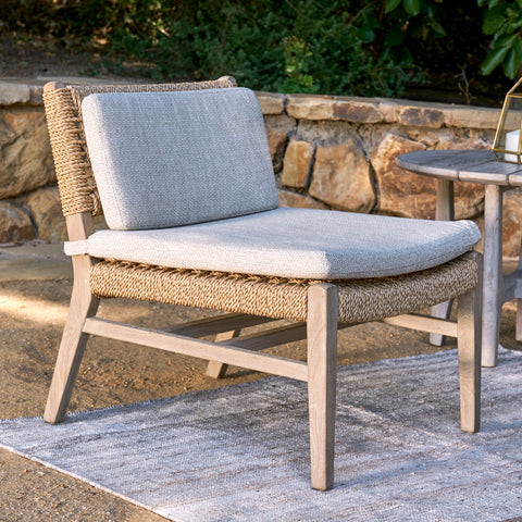 Classic Home Agnes Outdoor Accent Chair Gray Model 53051454