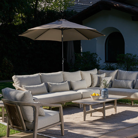 Classic Home Aria Outdoor 4Pc Sectional Gray Model 53051460