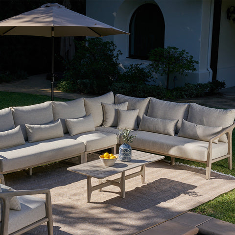 Classic Home Aria Outdoor 4Pc Sectional Gray Model 53051460