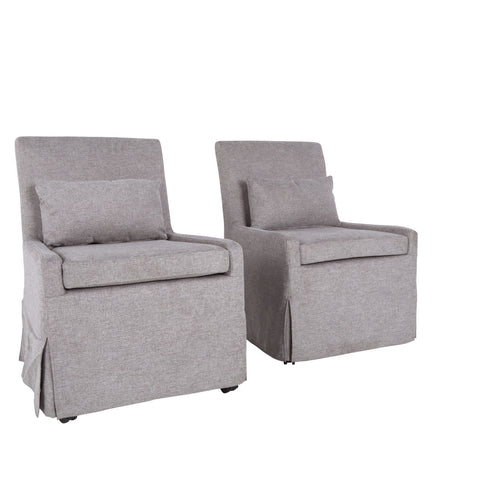 Classic Home Thompson Dining Chair Set Of 2 Gray Model 53051466