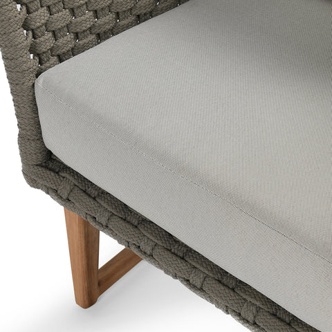 Classic Home Ida Outdoor Accent Chair Gray Model 53051495