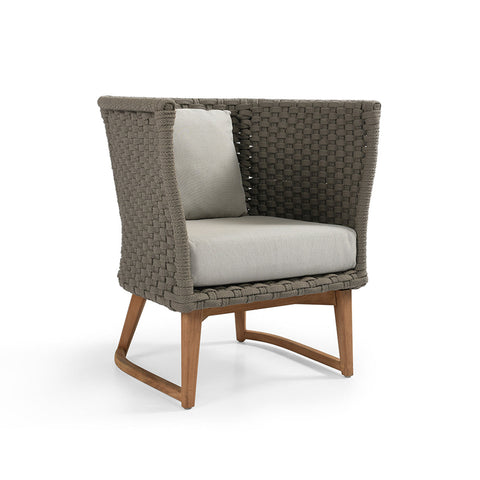 Classic Home Ida Outdoor Accent Chair Gray Model 53051495