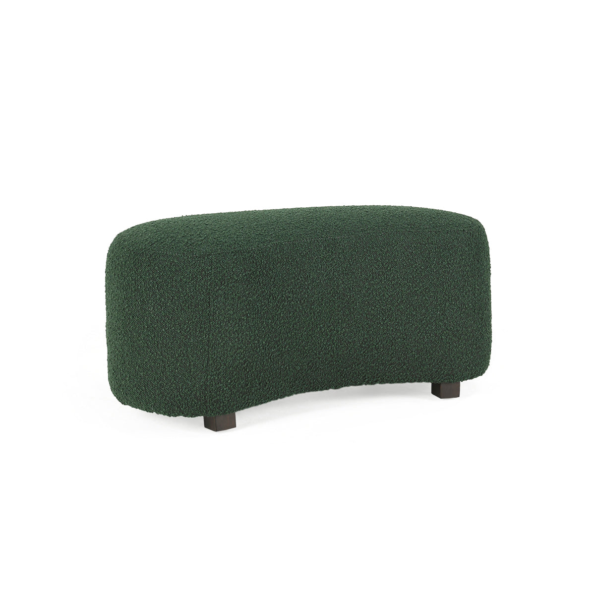 Classic Home Hannah Ottoman Green Boucle Model 53051501