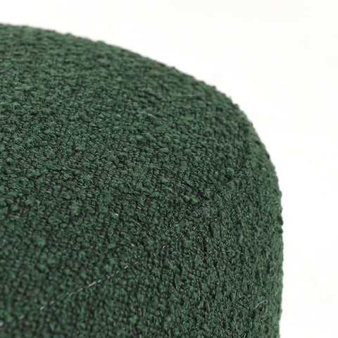 Classic Home Hannah Ottoman Green Boucle Model 53051501