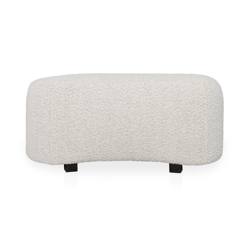 Classic Home Hannah Ottoman Beige Boucle Model 53051502