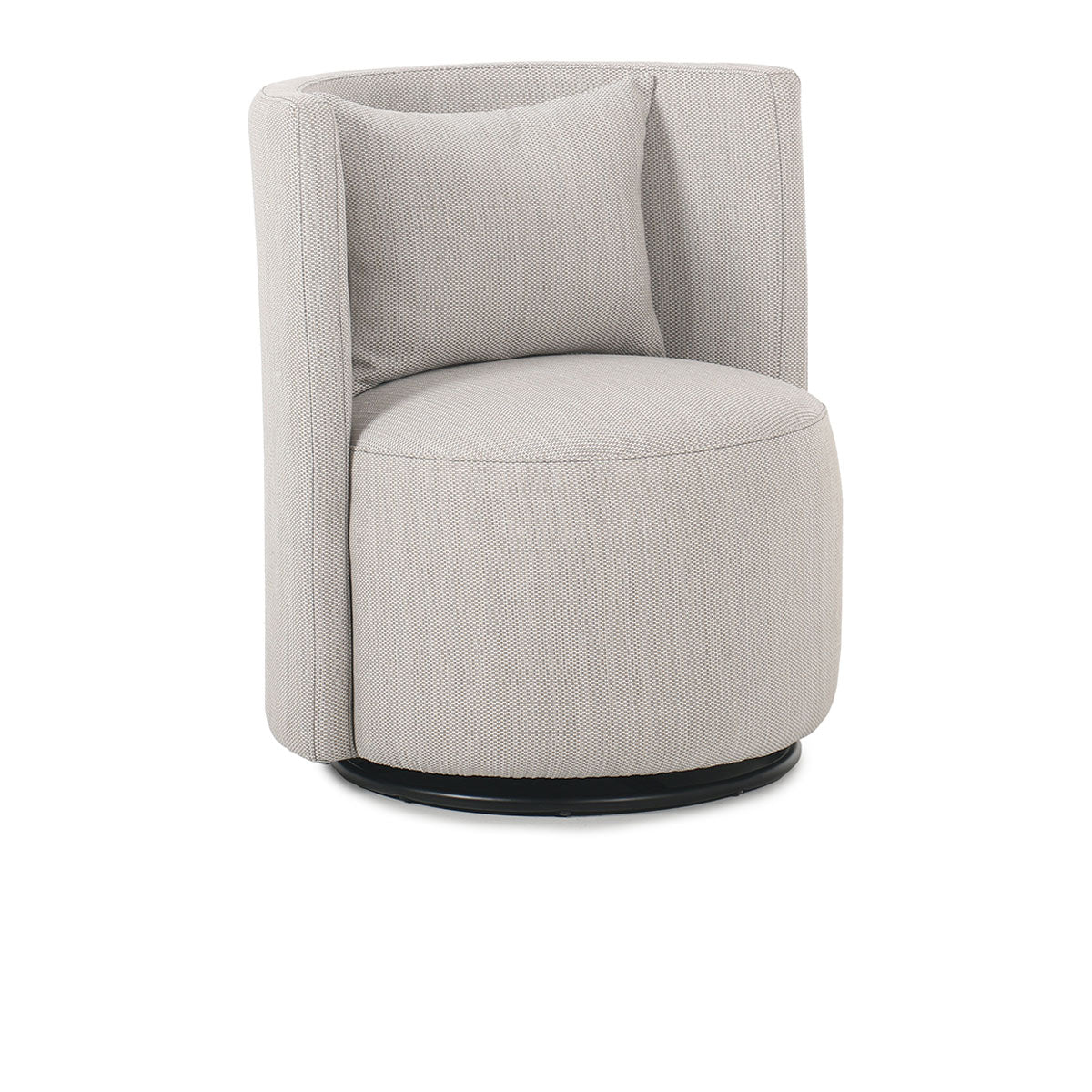 Classic Home Kai Outdoor Swivel Accent Chair Light Gray Model 53051540