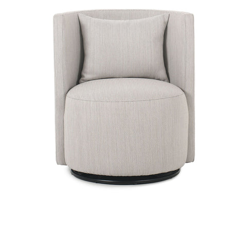 Classic Home Kai Outdoor Swivel Accent Chair Light Gray Model 53051540